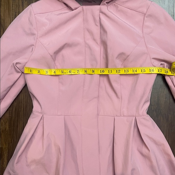 EUC RainSisters RARE Full Circle fit and flare pink Raincoat M - Picture 8 of 16